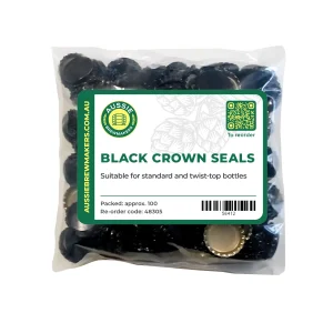 Crown Seals Black Beer 100 Pack