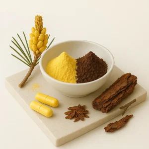 PINE POLLEN + PINE BARK