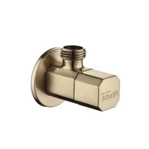 2006BZ – Square Valve With Flange In Brushed Bronze