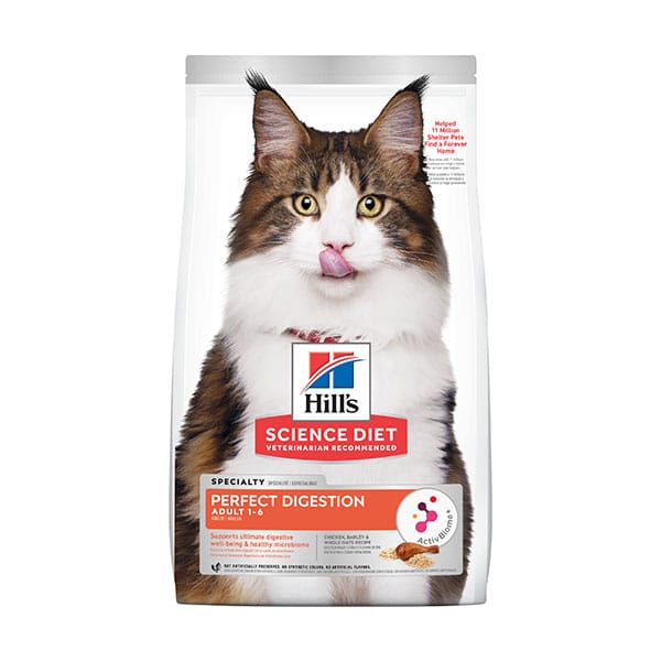 Hill’s Science Diet Perfect Digestion Adult Dry Cat Food