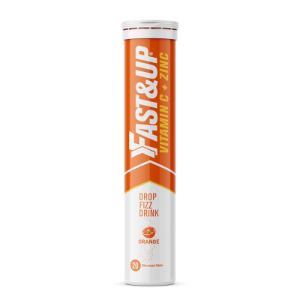 FAST&UP Vitamin C + Zinc, 20 Effrervescent Tablets